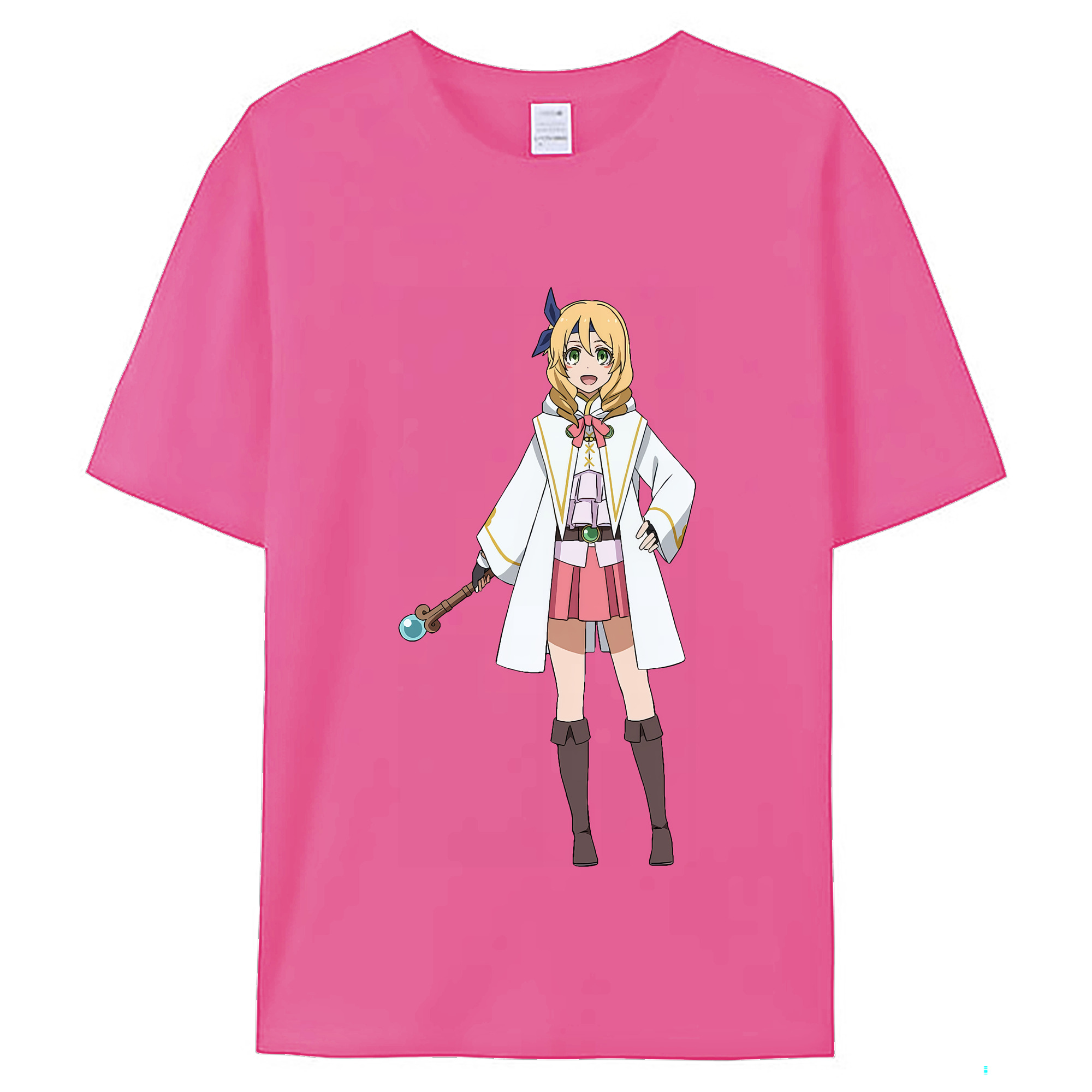 （画像用） 転スラ Regarding Reincarnated to Slime レディースカジュアルプリントTシャツ（綿100％）